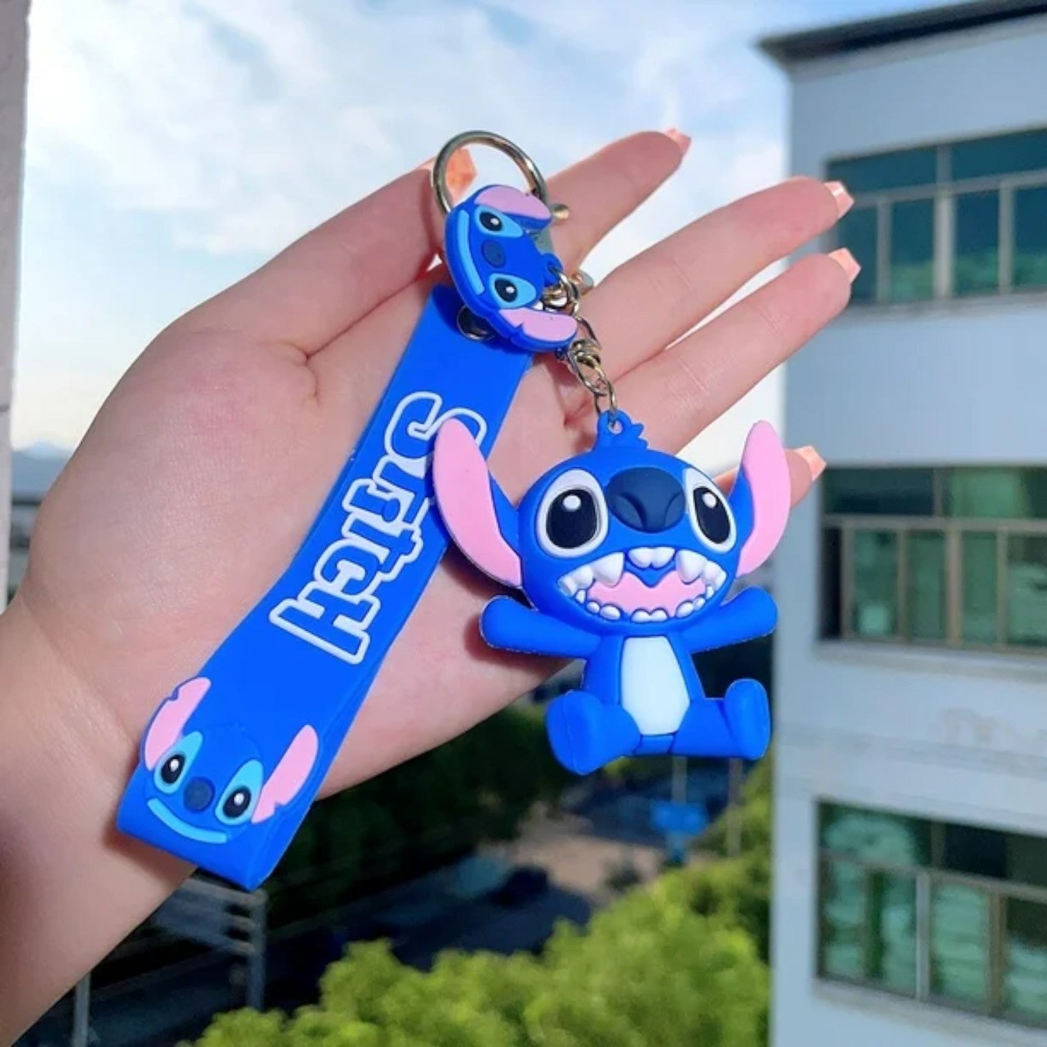 LLAVERO GOMA STICH 2 LLAVERO GOMA STICH 2